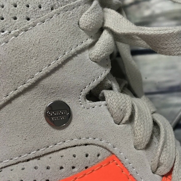 Coach Wedge Fashion Sneakers: Alexis Orange white - Picture 6 of 7